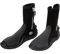 CRESSI Korsor Semi-Rigid Sole Boots 3/5/7 mm - Unisex Black Neoprene Diving Boots with Semi Rigid Sole