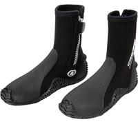 CRESSI Korsor Semi-Rigid Sole Boots 3/5/7 mm - Unisex Black Neoprene Diving Boots with Semi Rigid Sole