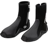 CRESSI Korsor Semi-Rigid Sole Boots 3/5/7 mm - Unisex Black Neoprene Diving Boots with Semi Rigid Sole