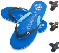 CRESSI Leaf Flip Flop - Chanclas Unisex para Playa y Piscina, Azul Claro, 43/44