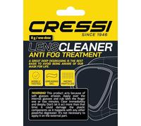 Cressi Lens Cleaning Cloth - Paño desengrasante monodosis, Muy Potente para Eliminar la Grasa y Las siliconas de Las Lentes de Las máscaras de Buceo, Blanco, 8 g, Unisex