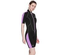 Cressi Lido Lady 2mm Monopiece Monoshort sin Capucha, de pantalón y Manga Cortos