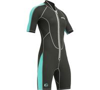 Neopreno monoshort para buceo cressi lido mujer aguamarina 2mm M
