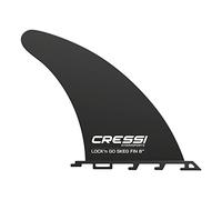 Cressi Lock pulgadasN Go Skeg Fin 8 Pulgadas Aleta de Deriva rígida extraíble, Unisex Adulto, Negro, 20 cm