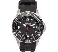 Cressi Manta Reloj Submarino, Unisex Adulto, Plata/Negro/Negro, Uni