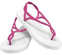 Cressi Marbella Chanclas para Mujer, Blanco/Rosa, 39/40