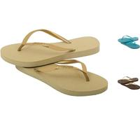 Cressi Marbella - Chanclas para Mujer, Dorado, 37/38