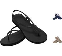 Cressi Marbella Chanclas para Mujer, Negro, 35/36