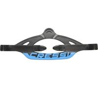 Cressi Mask Strap Professional Serie Group C Black/Azure - Correa Original para máscaras de Buceo y Snorkel, C_Negro/Azul, Talla única, Unisex