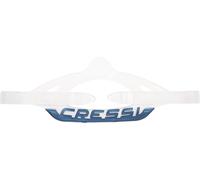 CRESSI Mask Strap Professional Serie Group C Correa Original para máscaras de Buceo y Snorkel, Unisex-Adult, C_Transparente/Azul metálico, Talla única