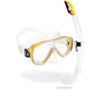 Cressi Maske/Schnorchel Set Onda Mare Snorkel, Unisex, Color Amarillo