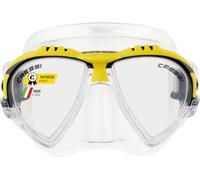 CRESSI Matrix Máscara Buceo Doble Lente Bajo Volumen con Amplio Campo de Visión Silicona Cómoda para Apnea Snorkel Submarinismo Profesional Adulto Unisex