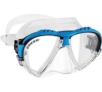 Cressi Matrix Mask - Máscara de Buceo y Snorkeling, Unisex Adulto, Transparente/Azul, Talla única