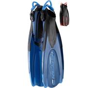 CRESSI Maui Long Fins, Blue/Light Blue, M/L - Aletas Largas Ajustables con EBS System para Natación y Buceo, Azul/Azul Claro, M/L (41/44), Unisex