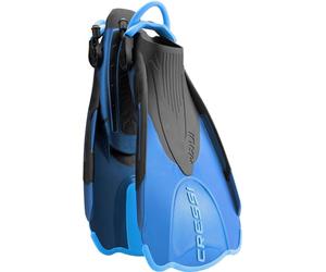 CRESSI Maui Short Fins, Blue/Light Blue, S/M - Aletas Cortas Ajustables con EBS System para Natación y Buceo, Azul/Azul Claro, S/M (38/41), Unisex
