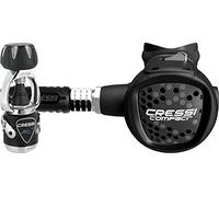 Cressi MC9/XS Compact Regulator - Regulador de Buceo, INT, Negro, Adulto Unisex