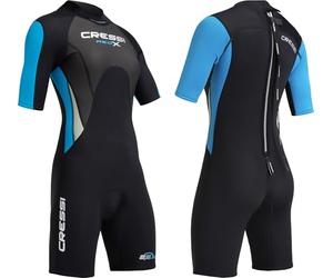 CRESSI Med X Lady Wetsuit 2.5mm Traje Monoshort sin Capucha en Neopreno Biforrado, Mujer