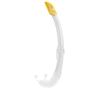 Cressi Mexico Tubo de Snorkel, Unisex-Adult, Transparent/Amarillo, Un tamaño