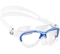 Cressi Cobra Kid Gafas de Piscina para Niños, Color Transparente / Azul, Talla Única