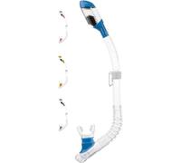 Cressi Minidry - Tubo de Snorkel para Niños Unisex, Transparente/Azul