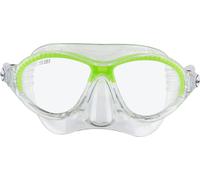 Cressi Kids Moon, Gafas de Snorkel Buceo para Niños, Verde, 7-15 Años