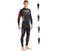 Cressi Morea Traje de Buceo, Hombre, Negro/Rojo, XL