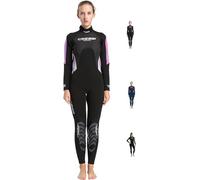 Cressi Morea Traje de Buceo Neopreno, Mujer, Negro/Rosa/Plata, M/3