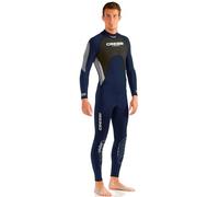 Cressi Morea Man Monopiece Wetsuit 3mm Traje de Buceo Neopreno para los Hombres, Azul, XL
