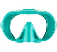 CRESSI Musa Framelles Mask Aqua Green - Máscara sin Montura con Volumen Interior Reducido y Amplio Campo de Visión para Buceo y Snorkel, Verde Agua, Talla Única, Adultos