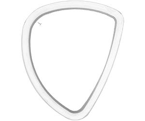 Cressi Negative Big Eyes EVO - Gafas/Máscara de Buceo, Color Transparente, Talla Taille : - 6.0 SX