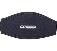CRESSI Neoprene Mask Strap Cover Black - Correa Unisex de Neopreno para Máscara de Buceo, Negro, Talla Única