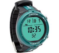 Cressi Unisex's Nepto Freediving - Reloj para Ordenador, Color Verde, Talla única