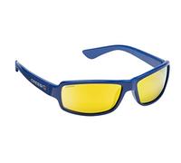 Cressi Ninja Sunglasses Gafas Polarizadas para Deportes con una Protección 100% UV, Adultos Unisex, Azul Royal-Lentes Espejadas Naranja, Un Tamaño
