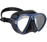 Cressi Máscara Ocean Individual para Buceo y Snorkel Negro/Azul Talla Única