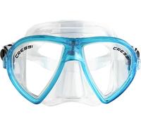 Máscara para buceo cressi ocean unisex transparente-aguamarina Talla única