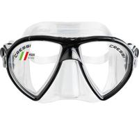 Cressi Ocean Mask Clear/Black - Máscara Individual Ocean para Buceo y Snorkel, Transparente/Negro, Talla Única, Adultos