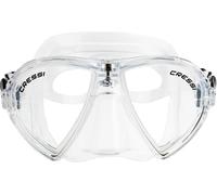 Cressi Ocean Mask Clear/Clear - Máscara Individual Ocean para Buceo y Snorkel, Transparente/Transparente, Talla Única, Adultos