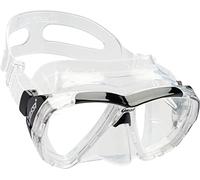 Cressi Ojos Grandes de Buceo Snorkeling Amplia Vista - Máscara de Buceo Italiano Calidad Desde 1946, Transparent/Black