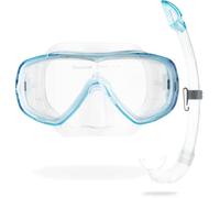 CRESSI Onda - Single Máscara Onda o Set Combinado Máscara Onda + Snorkel Mexico para Buceo y Snorkeling, Talla Única, Unisex