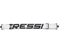 CRESSI Textile Strap for Scuba Snorkeling Mask Group E White/Black Correa Original para Máscaras de Buceo y Snorkel, Unisex-Adult, E_Blanco/Negro