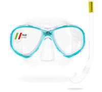 Kit de snorkel Cressi Sub Perla Junior Aguamarina (Perla + Minigringo) Talla única