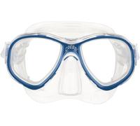 Cressi Perla Jr Snorkelling & Apnea Mask - Máscara Perla Jr, Transparente/Azul, Talla Única, Junior Unisex
