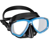 CRESSI Perla Mask Black/Blue - Máscara de Buceo Unisex Perla Ideal para Esnórquel, Apnea, Buceo, Negro/Azul, Talla Única