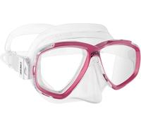Cressi Perla Mask Clear/Pink-Single Máscara Perla para Buceo y Snorkel, Transparente/Rosa, Taille Unique, Unisex
