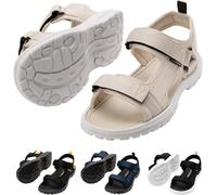 Cressi Pete Sandal Sand/White 43 - Sandalia Unisex Ideal para los Días de Verano en la Playa, Diseñada para el Confort y la Practicidad en Entornos Acuáticos, Blanco/Arena, 43