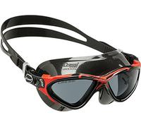 Cressi Planet Swim Goggles - Premium Anti Niebla Gafas de Natación Máscara 100% Anti UV, Negro/Rojo