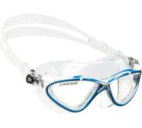 Cressi Planet Swim Goggles - Premium Anti Niebla Gafas de Natación Máscara 100% Anti UV, Transparente/Azul/Blanco