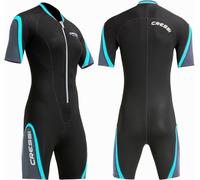 Cressi Playa Lady Shorty Wetsuit 2.5 mm - Traje Monoshort sin Capucha en Neopreno 2.5mm Biforrado, Mujer
