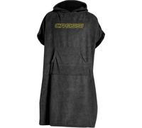 Cressi Poncho Robe Albornoz/Toalla, Hombres, Negro, S/M 67/105 cm