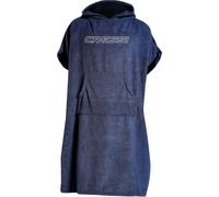 Cressi Poncho Robe Albornoz/Toalla, Hombres, Azul Navy, S/M 67/105 Cm